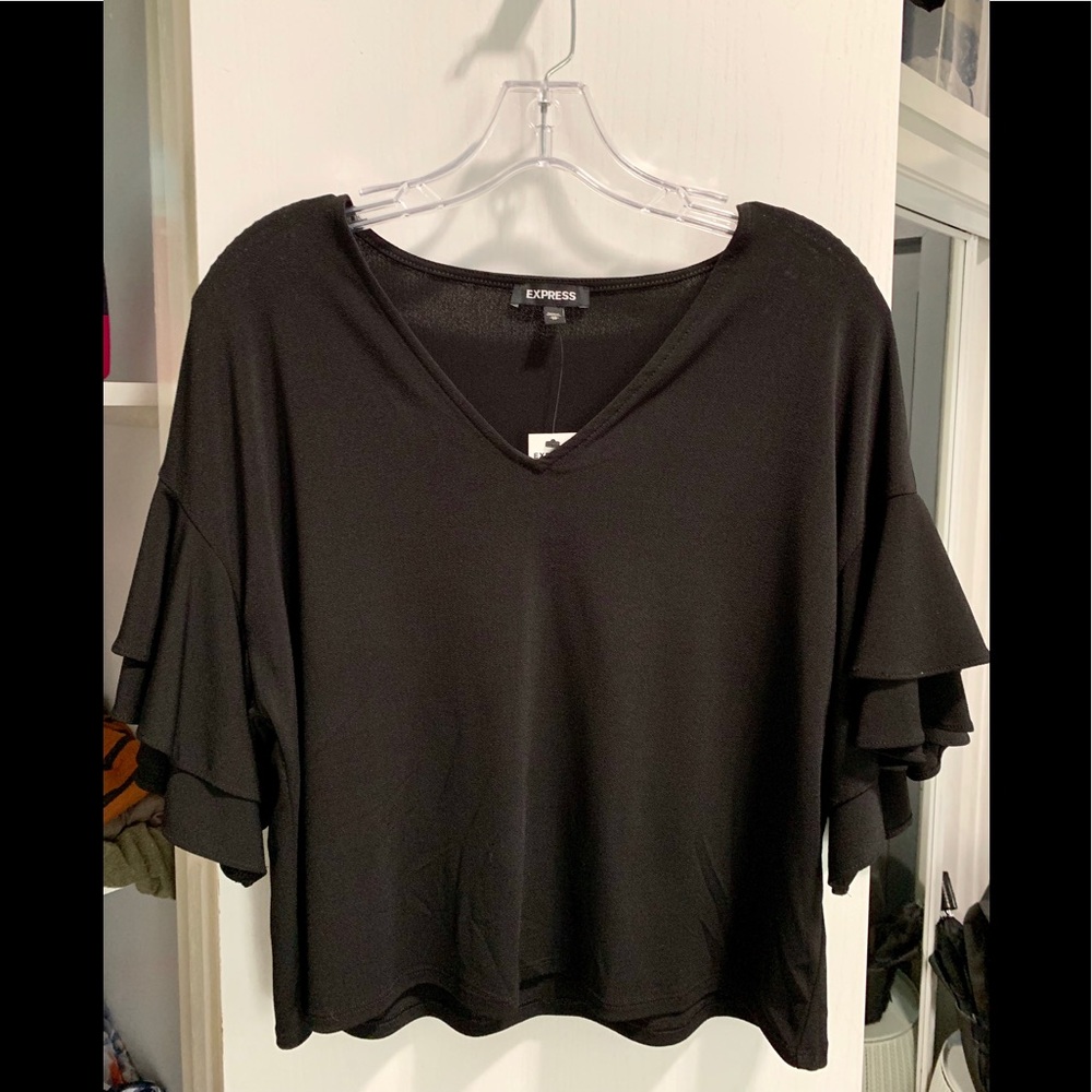Express Black Blouse XS